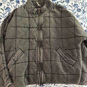 Free People Dolman Quilted Knit Jacket